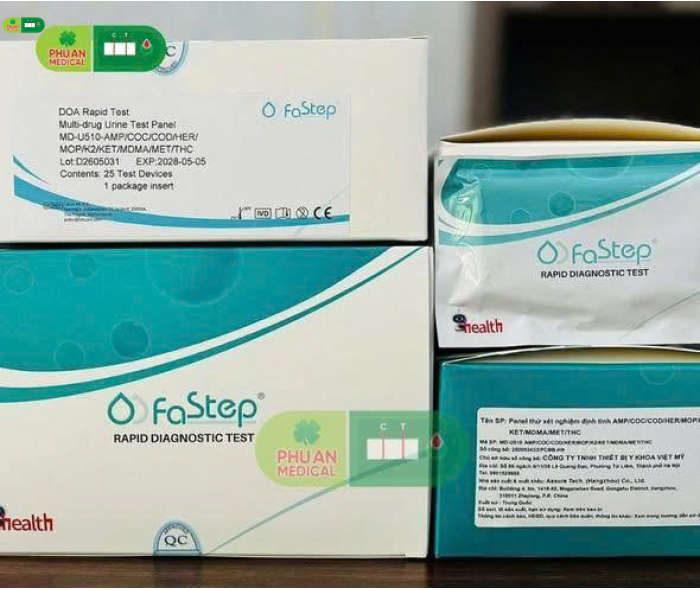 Que Test Ma Túy 10 Chân FaStep Chính Hãng | Kết Quả Nhanh 5 Phút